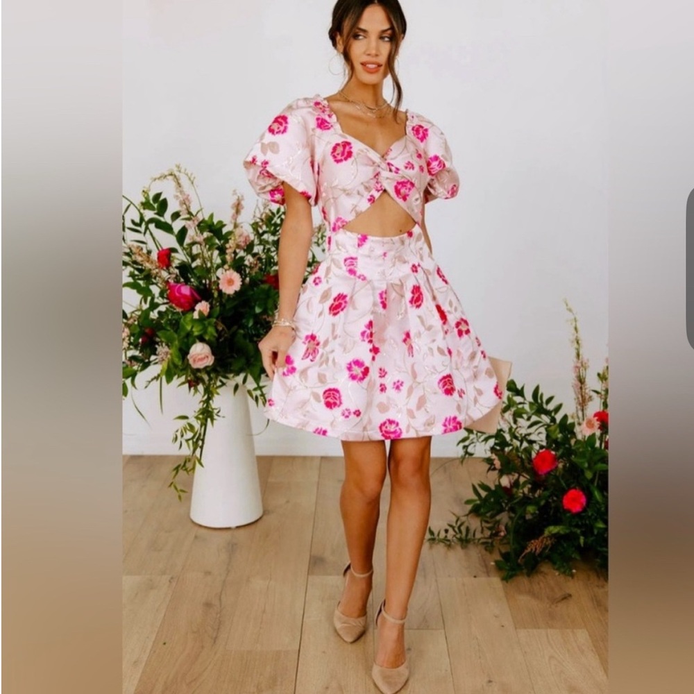 VICI Pink Floral Dress
